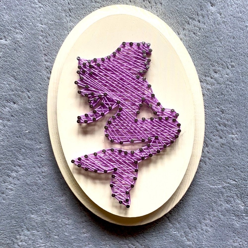 New String art mermaid